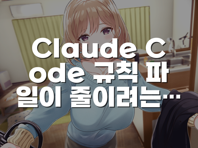 Claude Code 규칙 파일이 줄이려는 AI 코딩 실수 4가지